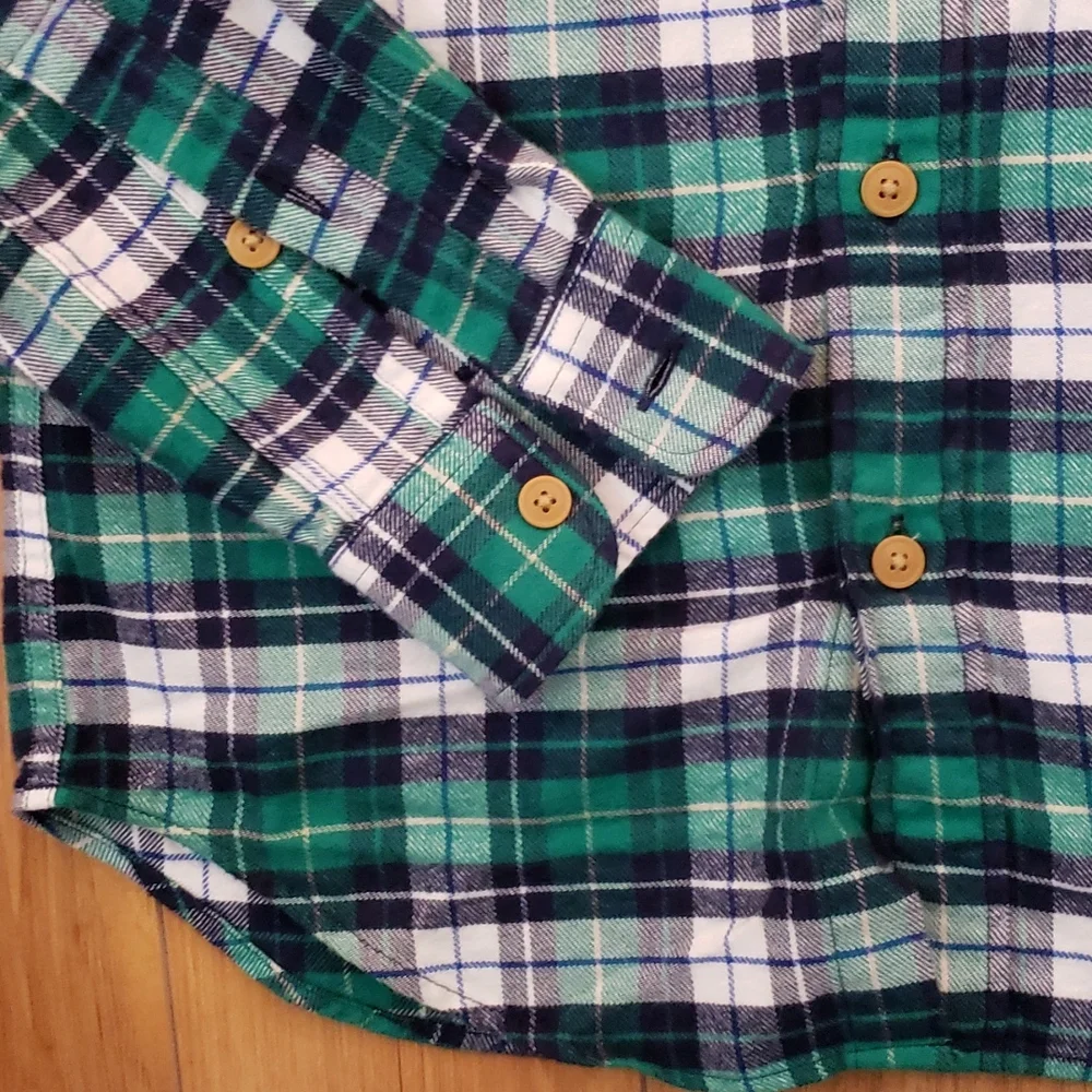 J. Crew Flannel Button Down - Picture 5 of 5